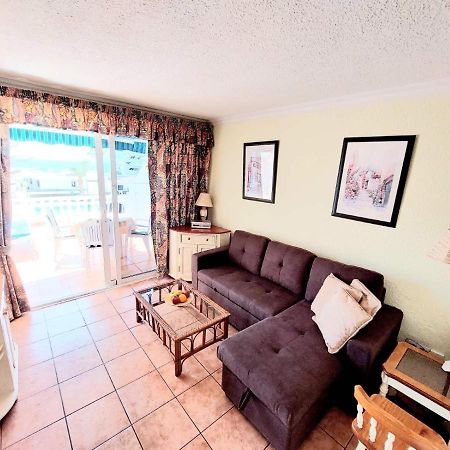 First Line Villa Floor Studio Apartment With Amazing Sea View Air Conditioned Just 50M From The Beach Costa Adeje  Exteriér fotografie